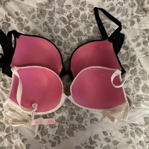 Victoria's Secret Pink and Black Bra